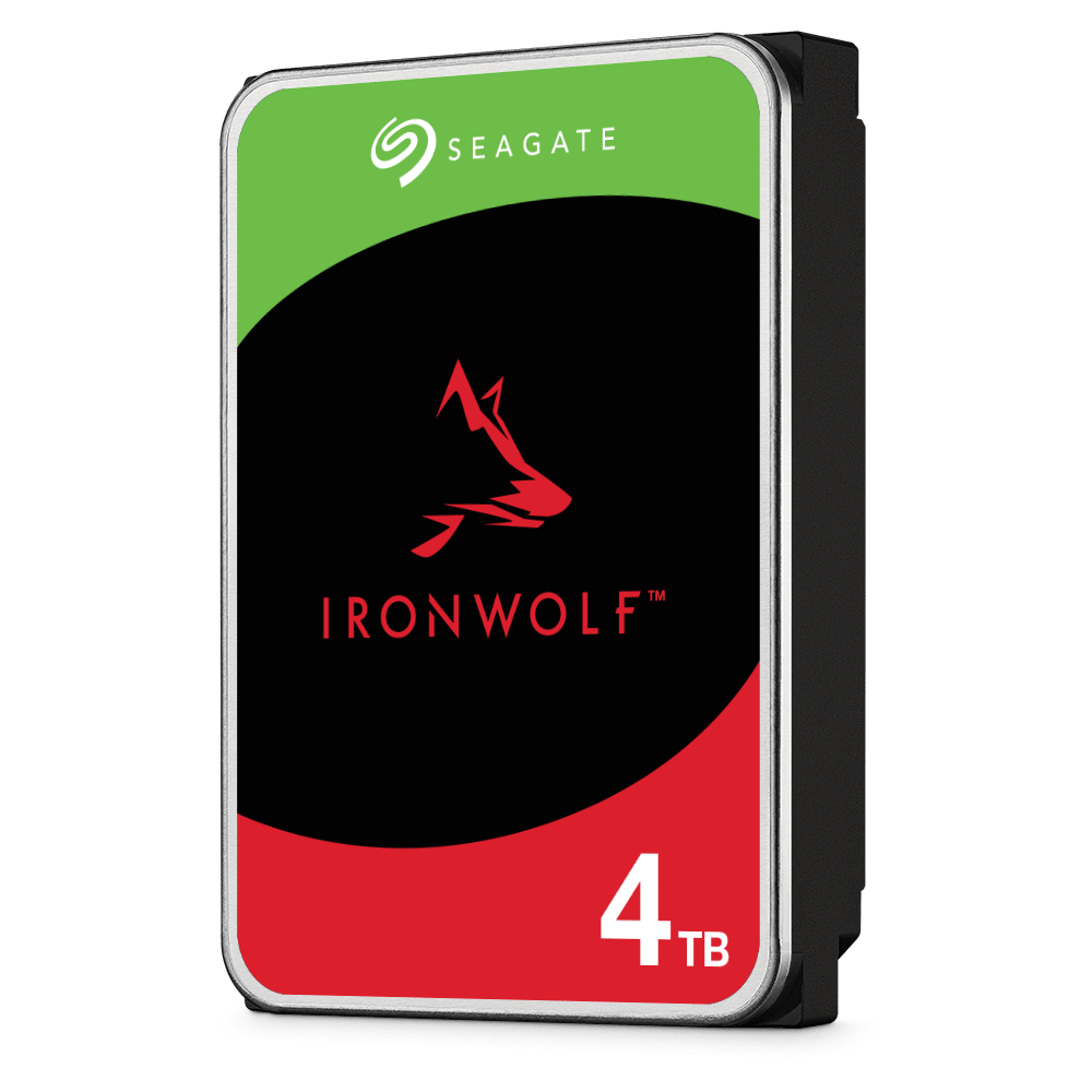 Seagate 4TB Ironwolf NAS Internal Hard Drive, SATA 6Gb/s 3.5'', 256MB Cache, 600 MBps Data Transfer Rate, ?5900 RPM, Serial ATA-600 Interface, 256 Megabyte Buffer Size | ST4000VN006