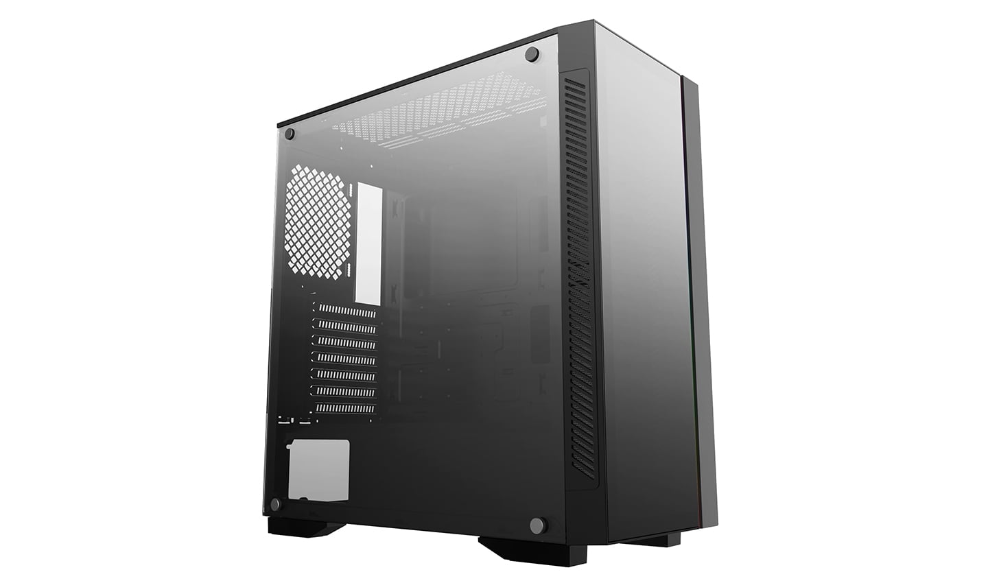 DeepCool Matrexx 55 4 Fan 4x120mm ADD-RGB Fans Tempered Glass ATX Mid-Tower Computer Case - Black | DP-ATX-MATREXX55V3-AR-4F