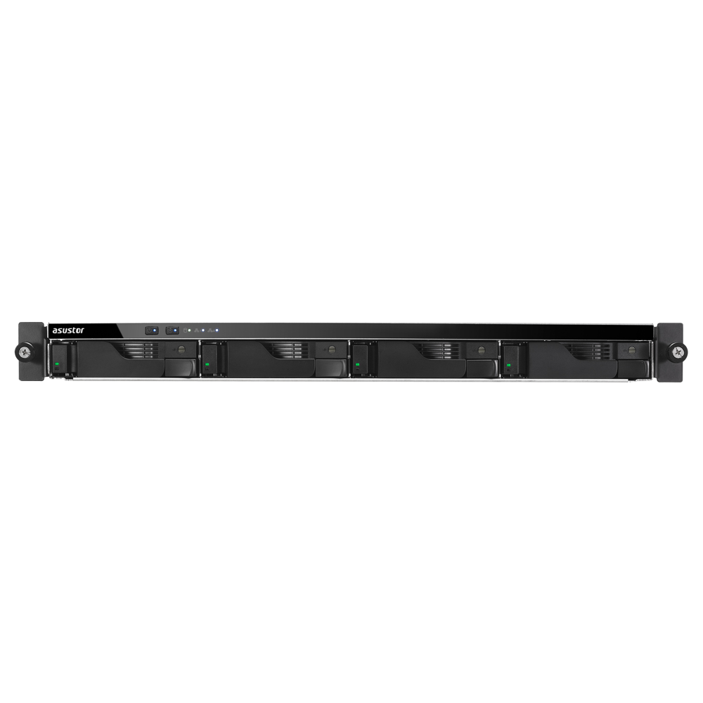 Asustor AS6504RS 4 Bay, Intel Atom C3538 2.1GHz Quad-Core, 8 GB DDR4-2133, Rack Model NAS Enclosure