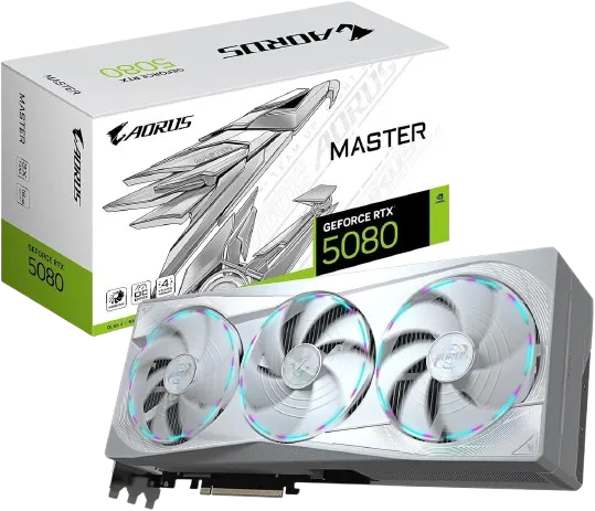 GIGABYTE AORUS RTX 5080 MASTER ICE , 16GB Gaming