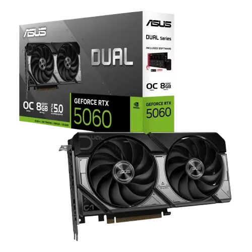 ASUS Dual GeForce RTX 5060 8GB GDDR7 OC Edition