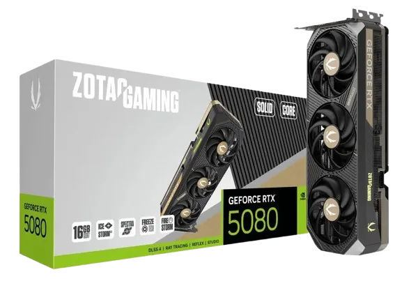 ZOTAC GAMING GeForce RTX 5080 SOLID CORE