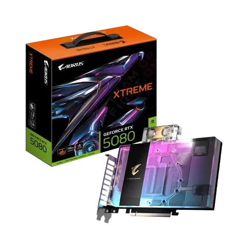 Gigabyte AORUS NVIDIA GeForce RTX 5080 XTREME WATERFORCE WB 16G