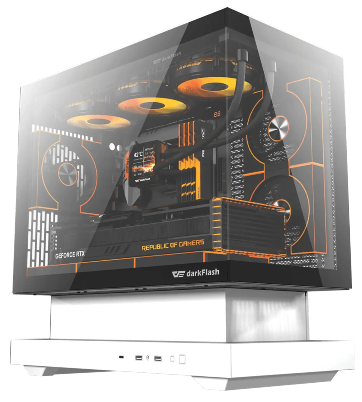 darkFlash Floatron F1 Black & White