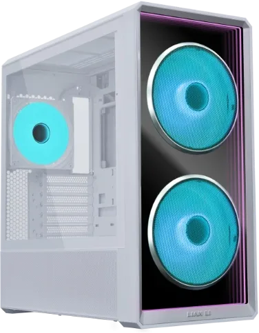 LANCOOL 217 INF White Mid-Tower Case,