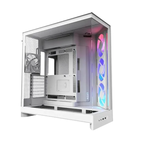 NZXT H9 Flow RGB Large Dual-Chamber Mid-Tower ATX Airflow Case with RGB (2025)