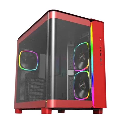 Montech KING 95 PRO Middle Tower Case, Duo Airflow Modes ( Turbo Mesh Mode & Elegant Glass Mode )