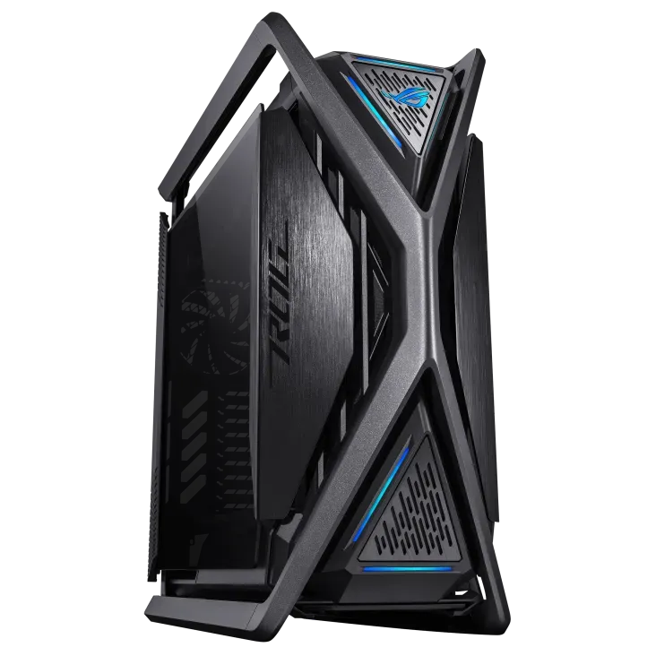 ASUS ROG Hyperion GR701 BTF Edition E-ATX PC Case, Tempered Glass Side Panels, Up to 420mm Dual Radiator, 4x140mm Fans | 90DC00F0-B39020