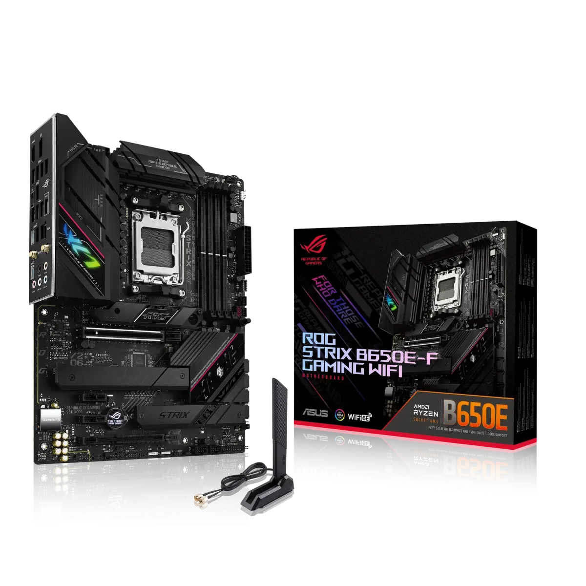 ASUS ROG STRIX B650E-F GAMING WIFI ATX Motherboard, AM5