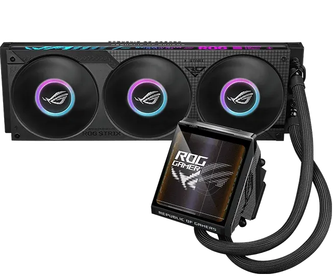 ASUS ROG Strix LC IV 360 ARGB LCD Black Edition CPU Liquid Cooler