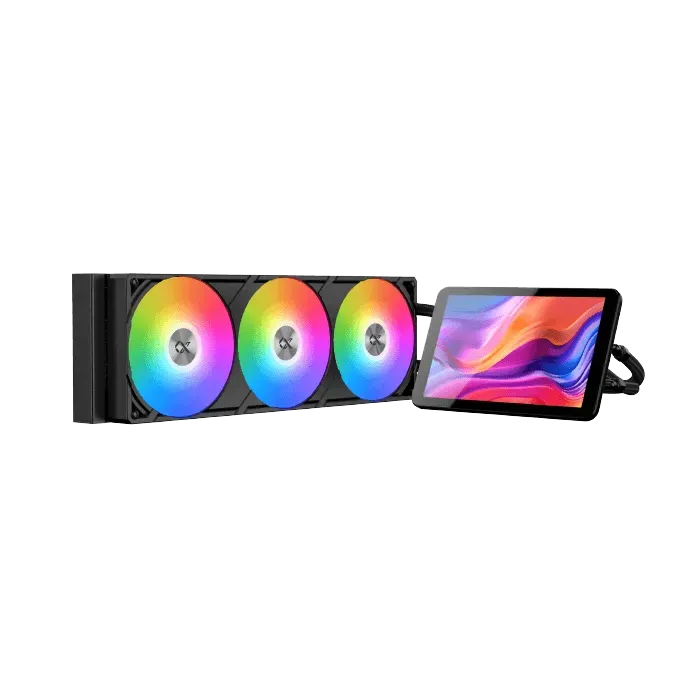 Xigmatek Alpha Connect Pro 360 AIO Liquid Cooler, 7" Smart LCD Display