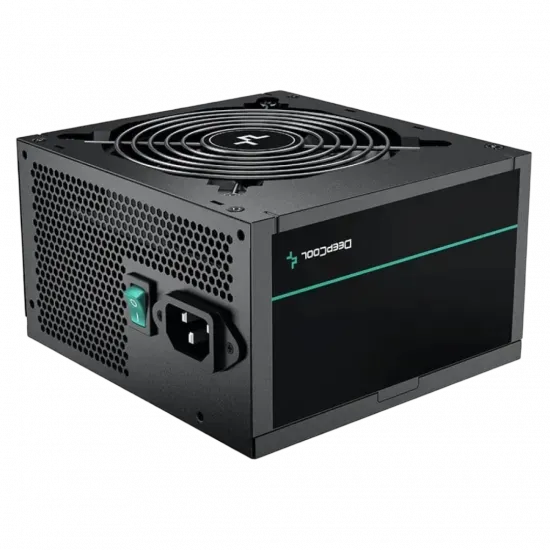 DeepCool PN750M Fully Modular Power Supply, 750W Power, 80 Plus Gold Certified, Active PFC + Full Bridge SRC LLC + DC to DC, Japanese Bulk Capacitor, FDB Fans, 120mm Fan Size, Black | R-PN750M-FC0B-UK