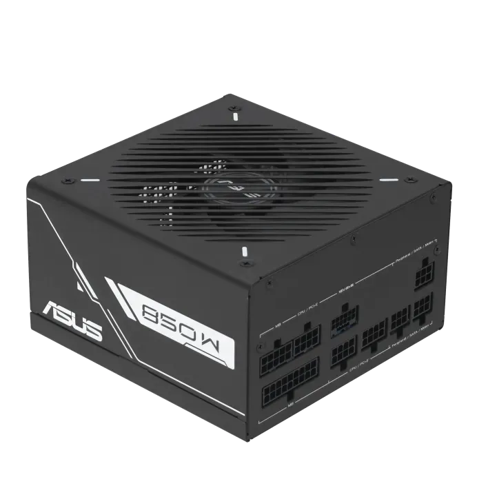 ASUS Prime 850W Gold Black Edition ATX 3.1 Fully Modular Power Supply, 80 PLUS Gold, PCIe 5.1, Black | 90YE00U2-B0NA00
