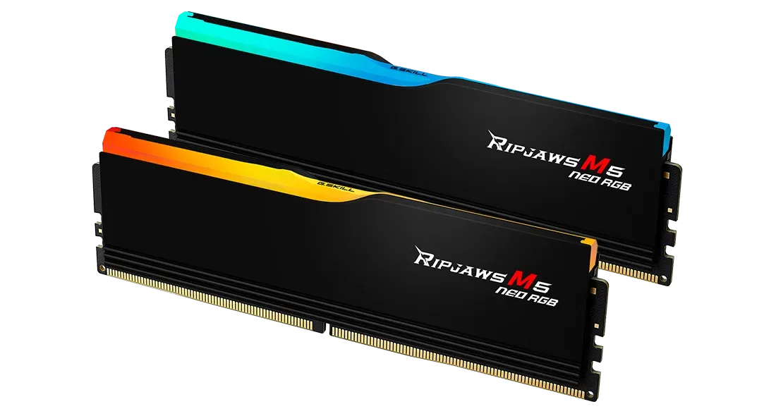 G.SKILL Ripjaws M5 Neo RGB 32GB (2x16GB) DDR5-6000 CL36-36-36-96 1.35V, Intel XMP / AMD EXPO