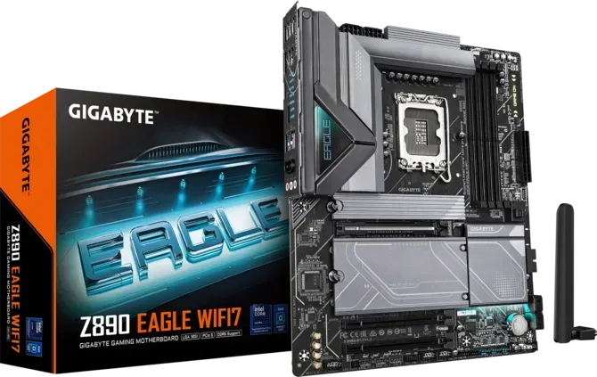 GIGABYTE Z890 EAGLE WIFI7 PLUS Intel LGA 1851 ATX Gaming Motherboard | 9MZ89EG7P-00-G10