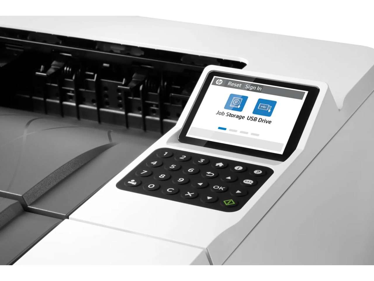 HP LaserJet Enterprise M406dn Printer, Color Touchscreen Display, Up to 42ppm Print Speed, Auto Duplex Printing