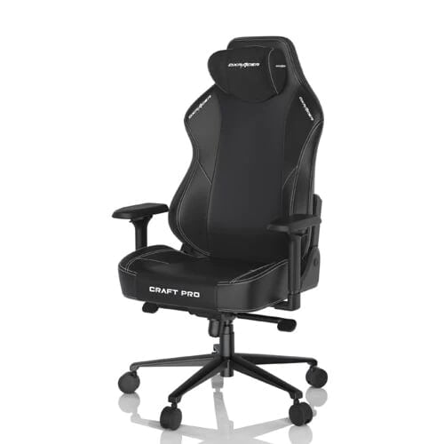 DXRacer Craft Pro Classic1 - Black, 2D Integrated  Lumbar Support, 4D Armrests, Adjustable Recline with Cooling Gel Foam Pillow, Standard | CRA-PR001-N-H1