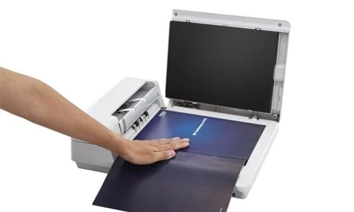 Fujitsu SP-1425 A4 Document Scanner, Flatbed + ADF, Duplex, 25ppm/50ipm, 600dpi, 50-Sheet Feeder, USB 2.0, Compact Desktop Scanner | PA03753-B001