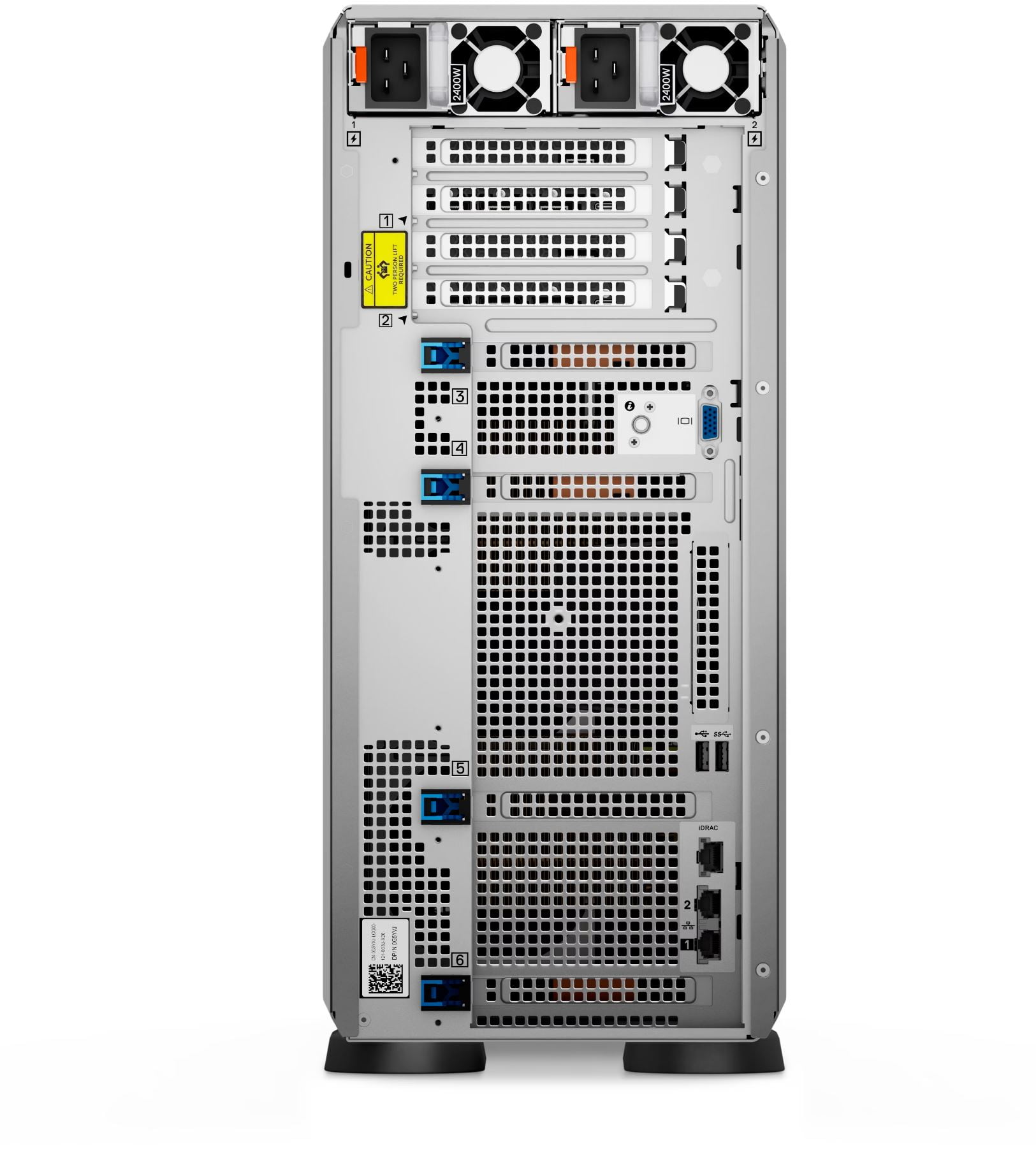 Dell PowerEdge T550 Server Intel Xeon Silver 4310T 2.3G, 3.5" Chassis with up to 8 Hard Drives (SAS/SATA) DDR4-2666; 16GB RDIMM, 3200MT/s, Dual Rank; 2.4TB 10K RPM SAS ISE 12Gbps 512e 2.5in Hot-plug Hard Drive,  3Yr ProSupport and NBD On-Site Service |  SS-DEL1100524