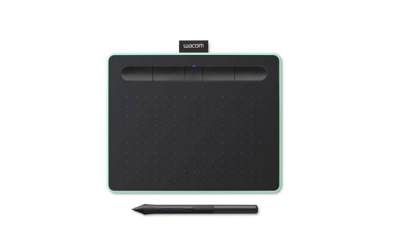 Wacom Intuos small Bluetooth Pistachio Graphic Drawing Table| CTL-4100WLE-N