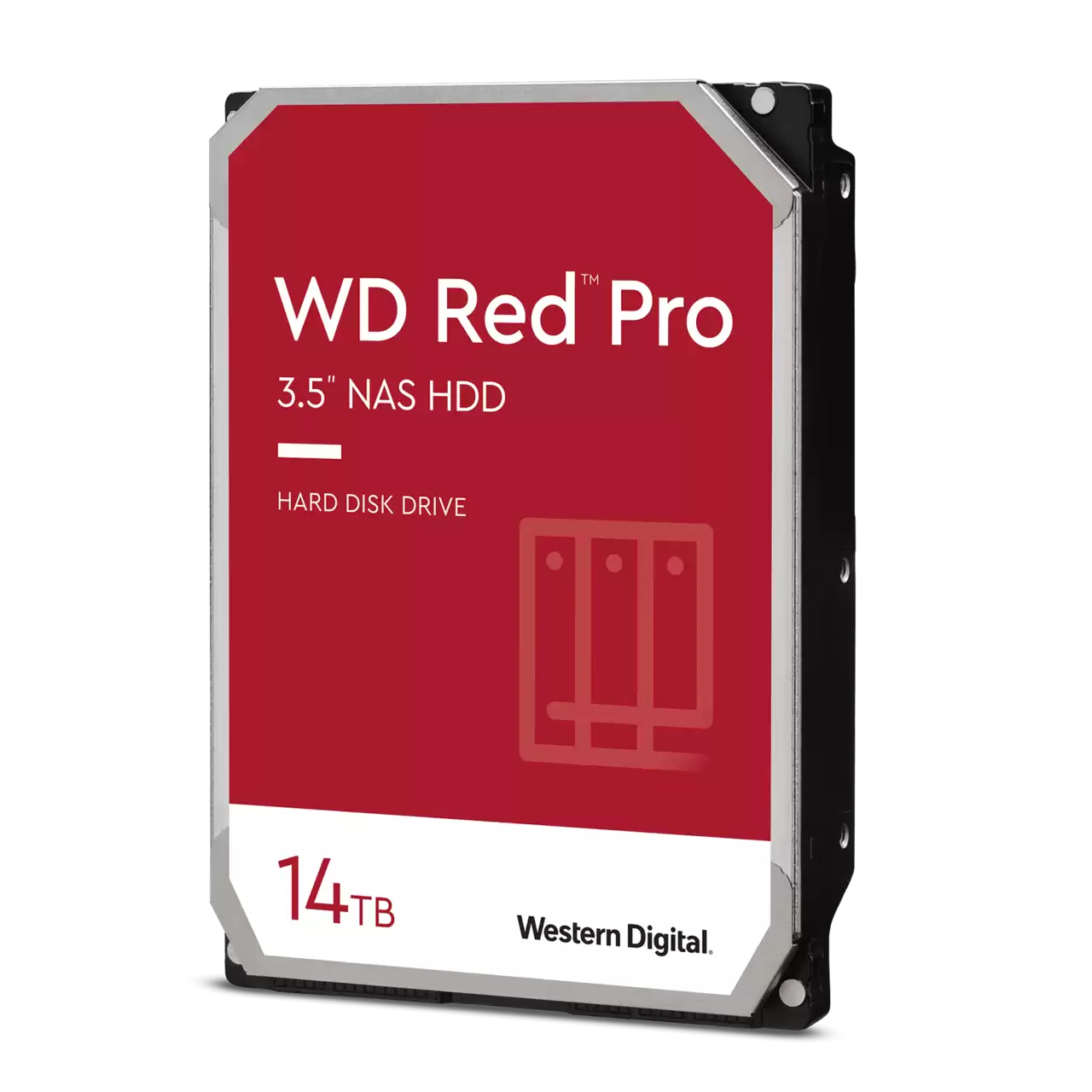 WD Red Pro 14TB SATA III 3.5" Internal NAS HDD, 7200 rpm Speed, 512MB Cache, Up to 255 MB/s Sustained Transfer Rate1 Million Hours MTBF, NASware 3.0 Technology | WD141KFGX