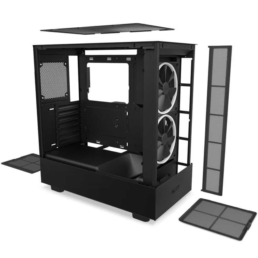 NZXT H5 Elite Mid Tower Full Black | CC-H51EB-01