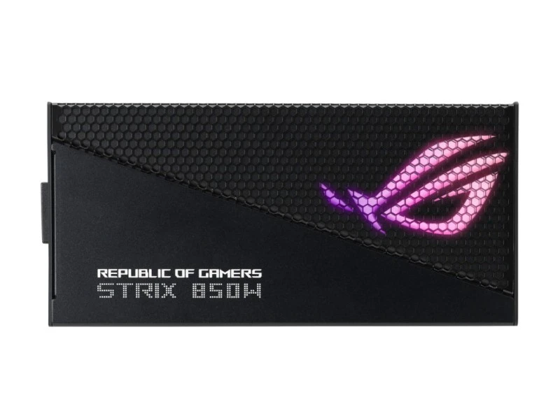 ASUS ROG STRIX 850W Gold Power Supply, 80 PLUS Gold Certified, Fully Modular, Aura Sync RGB, 140mm Fan, ATX PSU, Reliable Cooling & Protection